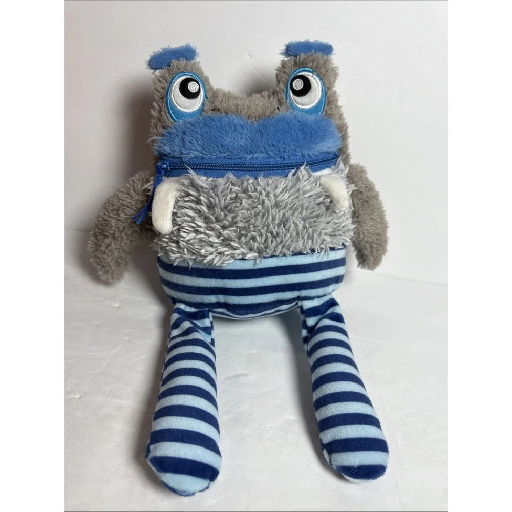 Nat and Jules Secret Keepers Walrus Plush Toy,‎ Walden Zippered Mouth Pocket